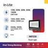 Gambar LAMPU SOROT FLOODLIGHT LED INLITE VALUE 10W 10 WATT - INF030 - Kuning dari Sinar Terang Bandung Kota Bandung 2 Tokopedia
