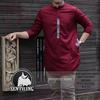 Gambar Baju Koko pria kurta agam Pakistan lengan 3/4 sampai bawah siku - navy, S dari IMORTRAL STORE Kab. Pekalongan 7 Tokopedia