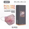 Gambar POKANA - Masker KF94 4D 4 Ply Surgical Earloop | Masker CONVEX PREMIUM - Black-Gold dari INTI MEDIKA STORE 3 Tokopedia