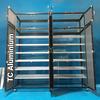 Gambar TC LEMARI RAK SEPATU HELM 150X38X158 CM ALUMINIUM COKLAT PINTU CERMIN dari TC Aluminium Jakarta Barat 4 Tokopedia