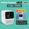 Gambar Wanbo T2 Max Smart Projector Android 1080p 4K Proyektor Mini Portable - Global Version, T2 Max 1080P dari vinkovinko Jakarta Utara 3 Tokopedia