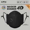 Gambar Bowin Masker Bomber-2x Anti Bakteri & Percikan (Masker Kain 4 Lapisan) - 4D REG NAVY BLU dari Bowin Indonesia Jakarta Barat 11 Tokopedia