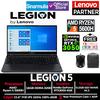 Gambar Lenovo Legion 5 Ryzen 5 5600H RTX3050 512GB SSD 16GB IPS 165Hz Win10+O dari Sinarmulia Sukses Makmur Jakarta Barat 1 Tokopedia
