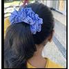 Gambar Blue motif scrunchie bahan cotton medium size dari Scrunchie Kab. Badung 4 Tokopedia