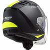 Gambar LS2 OF600 COPTER URBANE MATT BLACK YELLOW | HELM HALF FACE DOUBLE VISO dari kamayelstore Jakarta Barat 3 Tokopedia