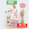 Gambar Baju gamis tunik set rok anak fashion muslim dress modern kekinian - Kuning dari KAMILA OUTFIT 48 Kab. Bandung 8 Tokopedia