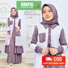 Gambar Baju gamis tunik set rok anak fashion muslim dress modern kekinian - Kuning dari KAMILA OUTFIT 48 Kab. Bandung 10 Tokopedia