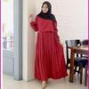 Gambar Gamis Polos Plisket Terbaru Busui Panjang Murah Gamis Muslimah SIRA - Maroon, All Size dari Al himmah Store1 Jakarta Barat 1 Tokopedia