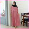 Gambar Gamis Polos Plisket Terbaru Busui Panjang Murah Gamis Muslimah SIRA - Maroon, All Size dari Al himmah Store1 Jakarta Barat 2 Tokopedia