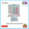 Gambar Masker Mask Hijab Anak Motif Bts Isi 10 - Biru dari mi-pedia Jakarta Utara 2 Tokopedia