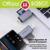 Gambar Robot CR202 Card Reader 2in1 USB 3.0 Type-C OTG Memory Card Adapter dari Liem Group Jakarta Barat 4 Tokopedia