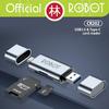 Gambar Robot CR202 Card Reader 2in1 USB 3.0 Type-C OTG Memory Card Adapter dari Liem Group Jakarta Barat 2 Tokopedia