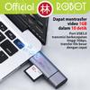 Gambar Robot CR202 Card Reader 2in1 USB 3.0 Type-C OTG Memory Card Adapter dari Liem Group Jakarta Barat 5 Tokopedia