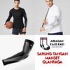 Gambar Arm Sleeve Manset Olahraga Pria Sarung Tangan Kaus Lengan Sepeda - Putih dari Juragan kaus kaki Jakarta Barat 5 Tokopedia