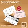 Gambar Cetak Kartu Nama 1 Sisi / 2 Sisi - 1 Sisi Artpaper, Tanpa Laminasi dari MM Sticker Kota Surabaya 1 Tokopedia