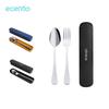 Gambar ecentio Set Alat Makan Sendok Garpu Sumpit 410 Stainless Steel - Hitam dari ecentio Official Store Kab. Bekasi 13 Tokopedia