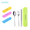 Gambar ecentio Set Alat Makan Sendok Garpu Sumpit 410 Stainless Steel - Hitam dari ecentio Official Store Kab. Bekasi 6 Tokopedia