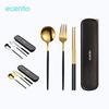 Gambar ecentio Set Alat Makan Sendok Garpu Sumpit 410 Stainless Steel - Hitam dari ecentio Official Store Kab. Bekasi 3 Tokopedia