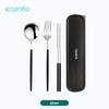 Gambar ecentio Set Alat Makan Sendok Garpu Sumpit 410 Stainless Steel - Hitam dari ecentio Official Store Kab. Bekasi 18 Tokopedia
