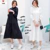 Gambar Maxi Dress Puffy/Gamis Muslim Modern/Long Dress Korean Style 1020# - Putih dari NewRedstore Jakarta Barat 1 Tokopedia