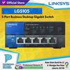 Gambar Linksys LGS105-AP, 5-Port Desktop Business Gigabit Switch / LGS105AP dari Profesional Network.PT Jakarta Pusat 1 Tokopedia