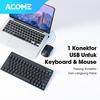 Gambar Acome AKM2000 USB Wireless Keyboard Mouse Bundle Set - AKM2000 only dari Excelencia Kota Bandung 3 Tokopedia