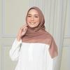 Gambar Hijab Wanita Chevron Plain Scarf Voal Diario - Gravel LC dari diario Kab. Bandung 4 Tokopedia