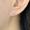 Gambar Anting emas putih 375 berat 1 gram an - donatukir 0,7gr dari TokoEmasFamily Kab. Bekasi 9 Tokopedia