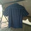 Gambar Kemeja lengan pendek merk Ricardo size M, Warna Biru Tua motif garis dari UAV Jakarta Selatan 3 Tokopedia