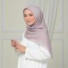 Gambar Hijab Wanita Chevron Plain Scarf Voal Diario - Gravel LC dari diario Kab. Bandung 1 Tokopedia