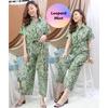 Gambar Setelan Piyama Wanita HomeWear One Set Trendy Bisa Untuk Outfit Jalan - Stripe Mustard dari DjiehanClothing Jakarta Utara 6 Tokopedia