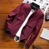 Gambar Jaket Bomber Cowok Waterproof Taslan Pria - Hitam, M dari 3121store Kota Bandung 4 Tokopedia