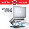 Gambar Vivan VLS01 Aluminum Alloy Liftable & Foldable Cooling Stand Laptop - Grey dari Liem Group Jakarta Barat 3 Tokopedia