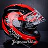 Gambar NHK HELM GP1000 R75 | RED MET. BLACK | GP 1000 DOUBLE VISOR - NON PAKET dari Jagoan Helm Kota Bekasi 7 Tokopedia