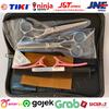 Gambar SET PERALATAN GUNTING RAMBUT SALON PROFESIONAL STAINLESS BERKUALITAS - Hitam dari Toko laris kami Jakarta Barat 2 Tokopedia