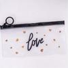 Gambar Semua Gratis - Tempat Pensil Zipper Transparan / Pencil Case Zipper - Love Gray dari Semua Gratis Kab. Tangerang 8 Tokopedia