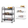 Gambar Goto Navan Rolling Storage Cart Rak Troli Kamar Mandi Tidur Dapur - Silver Grey dari GOTO Indonesia Jakarta Barat 5 Tokopedia