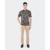 Gambar MANZONE Kemeja Batik Pria Lengan Pendek COMFORT PRINT Kahari-Black - L dari Manzone Official Store Kota Tangerang Selatan 4 Tokopedia