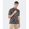 Gambar MANZONE Kemeja Batik Pria Lengan Pendek COMFORT PRINT Kahari-Black - L dari Manzone Official Store Kota Tangerang Selatan 1 Tokopedia