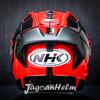 Gambar NHK HELM GP1000 R75 | RED MET. BLACK | GP 1000 DOUBLE VISOR - NON PAKET dari Jagoan Helm Kota Bekasi 4 Tokopedia