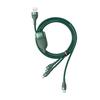 Gambar BASEUS Flash Series 1-for-3 Fast ChargingCable USB to M L C 1.2m CA1T3 - Hijau dari IOT Official Shop Jakarta Utara 1 Tokopedia