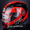 Gambar NHK HELM GP1000 R75 | RED MET. BLACK | GP 1000 DOUBLE VISOR - NON PAKET dari Jagoan Helm Kota Bekasi 1 Tokopedia