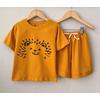 Gambar kaos anak murah kaos stelan anak perempuan Baju setelan anak perempuan - Kuning Kunyit, 1-2 tahun dari Kids only_store Kab. Bekasi 7 Tokopedia