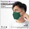 Gambar Maschere Masker Kain Origami - 3 Ply - Maroon dari Maschere Kab. Sleman 10 Tokopedia