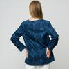 Gambar Monellina 601029 Blouse Batik Oversize Wanita Lengan Panjang - Navy, XXL dari Monellina Fashion Jakarta Barat 4 Tokopedia