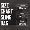 Gambar Tas Selempang Pria Dzargo - Hitam dari DZARGO Official Store Kab. Purbalingga 6 Tokopedia