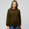 Gambar Monellina REINY Blouse Oversize Wanita Lengan Puff - Army, L dari Monellina Fashion Jakarta Barat 1 Tokopedia