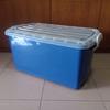 Gambar BOX CONTAINER 90 LITER + RODA - Box Serbaguna 90L - Navy dari secretbasesby Kota Surabaya 1 Tokopedia
