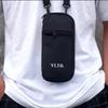 Gambar tas slempang hp dompet hp selempang tas dompet gantung leher - Hitam dari coragio shop Kota Bekasi 1 Tokopedia