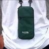 Gambar tas slempang hp dompet hp selempang tas dompet gantung leher - Hitam dari coragio shop Kota Bekasi 7 Tokopedia